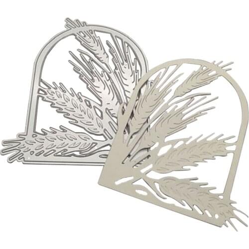 Metal Cutting Dies Cut Die Mold Straw Wheat Plant Decoration Scrapbook Paper Cards Album Craft Knife Mould Blade Punch Stencils