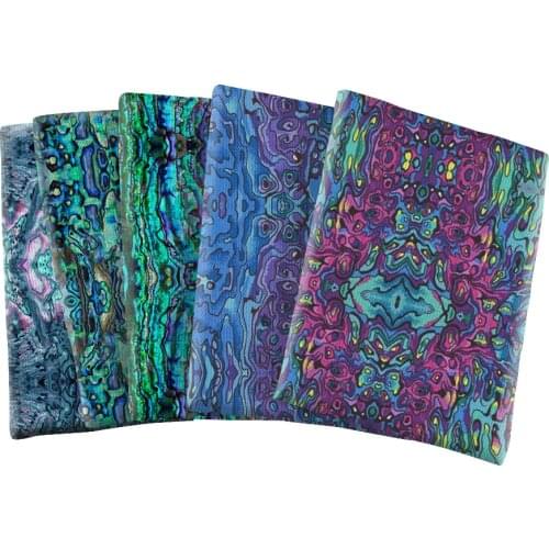 Shell decorative pattern Printed Bullet Textured Liverpool Patchwork Tissue Kids home textile 50*145cm