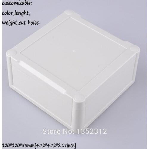 One pcs 120*120*55mm plastic waterproof enclosure ip68 project box for electronic plastic housing DIY junction control box