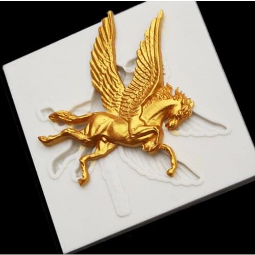 Pegasus Angel Silicone Mold DIY Fudge Candy Chocolate Mold Resin Jewelry Accessories Mold