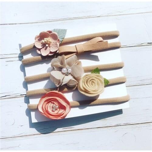 Korea Handmade Headband Baby Bowknot Headband Flower Hair Accessory Baby Headbands for Girls Photo Props Bowknot Headband