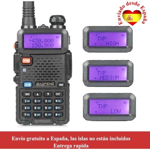 BaoFeng UV-5R 8W Dual Band 136-174MHz & 400-520MHz Walkie Talkie FM VOX UV-5R ham radio Dual Display