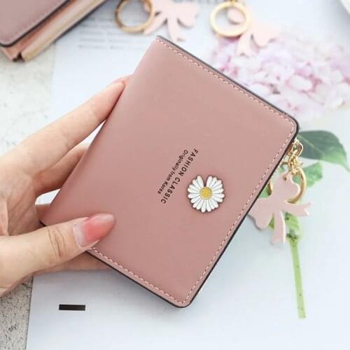 Luxury Brand PU Leather Women Short Zipper Coin Purses Tassel Design Clutch Wallet Female Credit Card Holder Money Bag