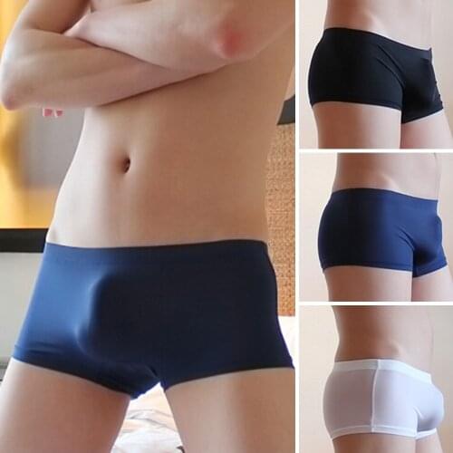 Sexy Mens Boxers Shorts Man Underwear Bulge Penis Pouch Underpants Panties Hombre Male Boxer Trunks Lingerie