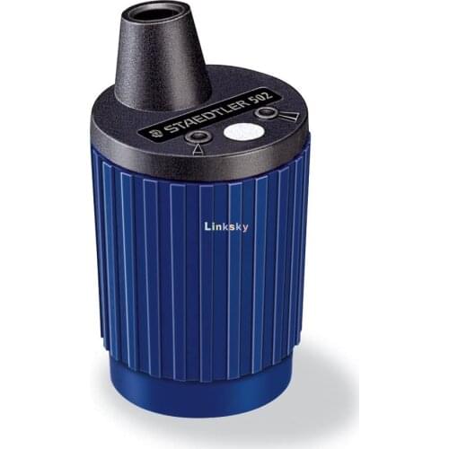 Staedtler 502 BK A6 Mars Rotary Action Lead Pointer and Tub for 2mm Leads, 502BKA6,Blue,Sharpener for 2mm leads