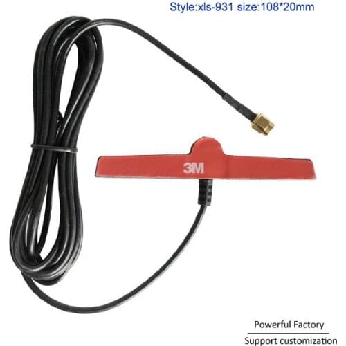 High gain 8dbi 3g antenna lte waterproof patch antenna for gsm module RG174 cable SMA male pin connector 1PCS