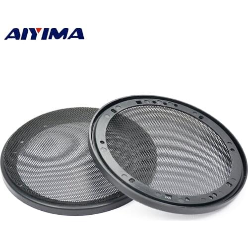 AIYIMA 2Pc 6.5Inch Dedicated Audio Speakers Protective Grille HiFi Speaker Cover DIY For Home Theater Systems