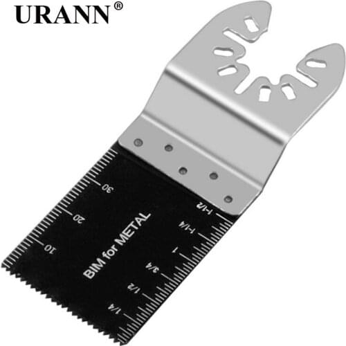 URANN 1pc Bi-Metal Saw Blades Quick Release Oscillating Multi Tool Saw Discs Cutter Accessories For Wood Cutting For Fein Makita