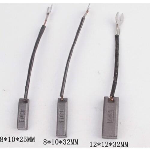 10pcs Carbon Brush Rack of Collector Ring for Diesel Generator Set 8x10X25 X32 12X12X32 Wear-resistant Carbon Brush J204