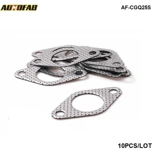 10PCS/LOT ID:40MM/33MM GRAPHITE ALUMINUM WASTEGATE DUMP PIPE TUBE FLANGE GASKET 35MM/38MM TURBOCHARGER AF-CGQ25S