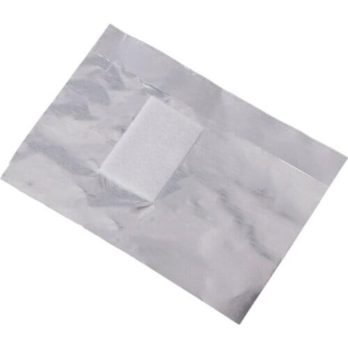 150pcs Aluminium Foil Nail Art Soak Off Acrylic Gel Polish Nail Wraps Remover