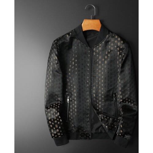 2021 Autumn Letter Print Casual Jacket Men High Quality Men Bomber Jacket Business Social Jackets Coat Streetwear Clothes M-5XL