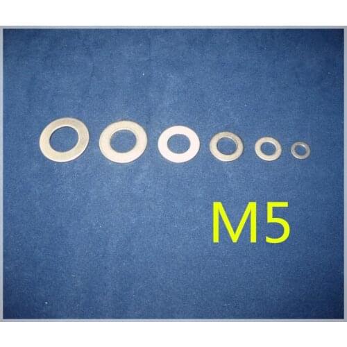 300pcs/lot M5 size 5mm Diameter Titanium Screw spacer, Titanium Ti flat pad,Titanium gasket ring