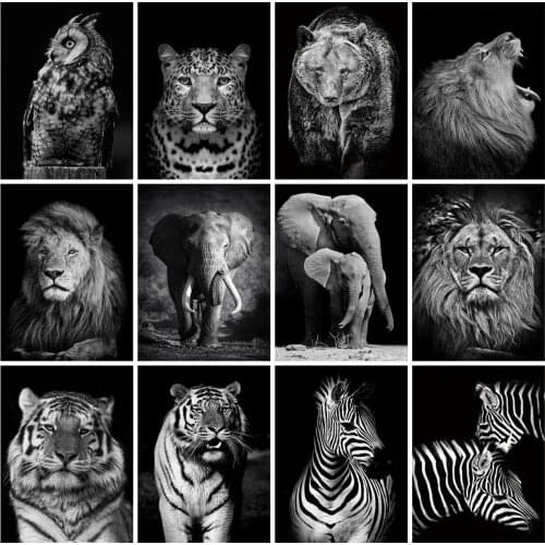 EverShine Diamond Embroidery Eelphant Cross Stitch Diamond Painting Animals Cross Stitch Handmade Hobby Gift Wall Decoration