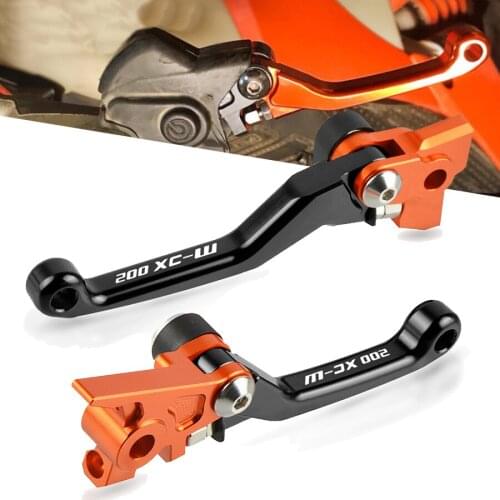 Dirt bike CNC Aluminum Motocycle Levers Motocross Pit Bike Pivot Brake Clutch Lever For 200XC-W 200 XC-W 2009-2016 2010