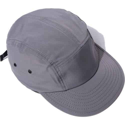 Clape Casual 5 Panel Cap Black Solid Flat Brim Baseball Cap Adjustable Hip Hop Cap Five Panel Snapback Hat Bone Curved Sunhat