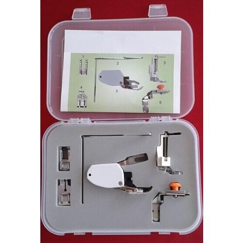 Cy-006-001 Stitching Feeding Quilting Presser Foot Combination 6-Piece Set Electric Household Sewing Machine Accessories