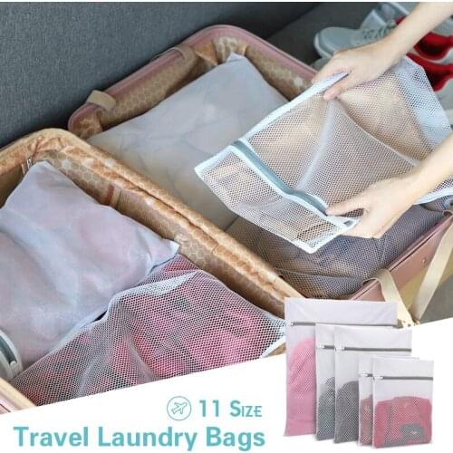 Travel Necessaire Washing Bag Dirty Clothes Laundry Bags For Wash Mesh Underwear Bra Protecting Bags Backpack Luggage Accessorie