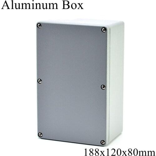 FA3 188x120x80mm IP65 Waterproof Aluminum Junction Box Electronic Terminal Sealed Diecast Metal Enclosure Case Connector