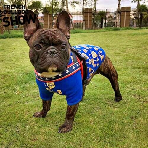 [MPK Store] French Bulldog Clothes, Spanish Lollipop Pet T-Shirt for Chubby Dogs, Fat Dog Clothes, English Bulldog Costume