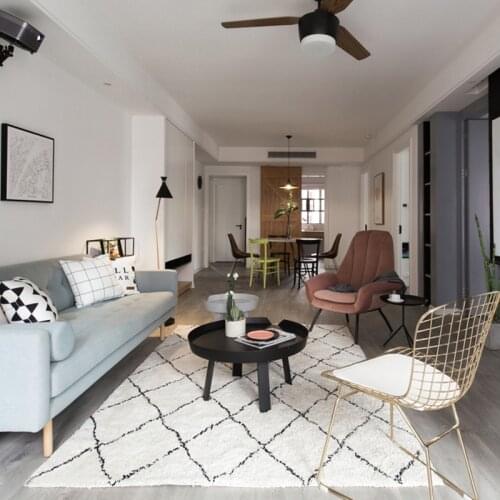 Morocco Geometry Carpet Living room Home Nordic Bedroom Decorative Soft Carpet Sofa Floor Mat tapete Study Room Fluffy Rugs