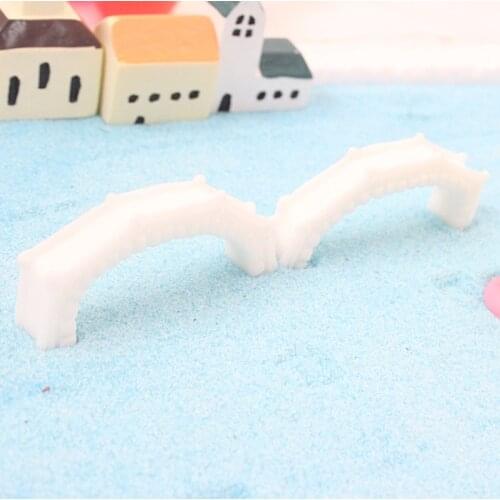 Mini Single-Hole White Arch Bridge Micro-Landscape Decoration DIY Material Accessories