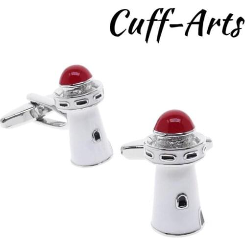 Mens Cufflinks Lighthouse Sailors Cufflinks Gifts for Men Gemelos Les Boutons De Manchette by Cuffarts C10618