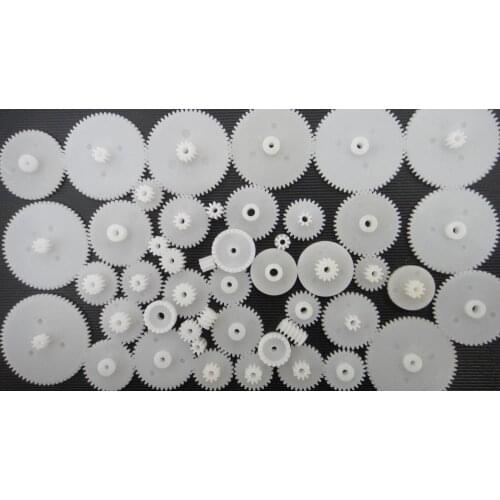 Plastic Gear 58 Kinds 72 Kinds Gear Package Motor Gear Technology Small Production DIY Robot Smart Car Model Robotic Accessory