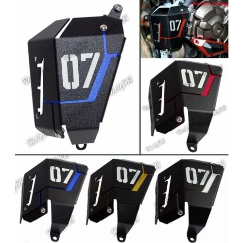 Sale Motorbike Radiator Water Coolant Resevoir Tank Guard Cover For YAMAHA MT-07 MT07 FZ-07 FZ07 2014 2015 2016