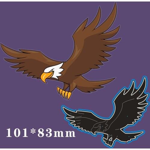 101*83mm Little Eagle Cutting Metal Dies for 2020 New Stencils DIY Scrapbooking Paper Cards Craft Making New Craft Decoration