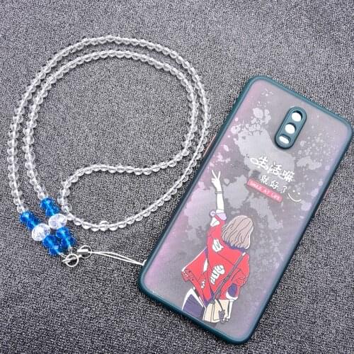 Phone Lanyard Universal Cell Phone Lanyard Crystal Beads Chain Most Smartphones Lanyards For Id Badges Id Card Hanging Neck Rope