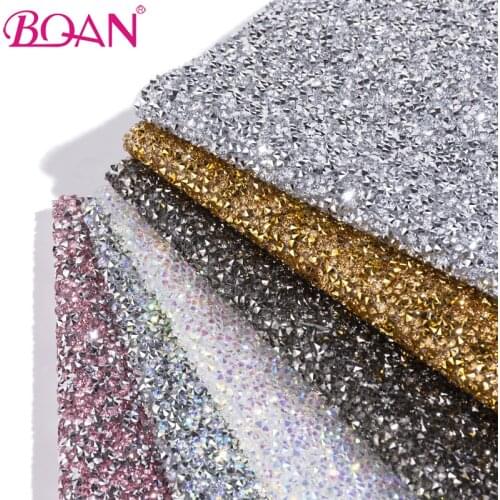 BQAN Diamond Nail Art Table Mat Foldable Shining Hand Rests Salon Practice Pillow Washable Pad Manicure Nail Art Mat Tools