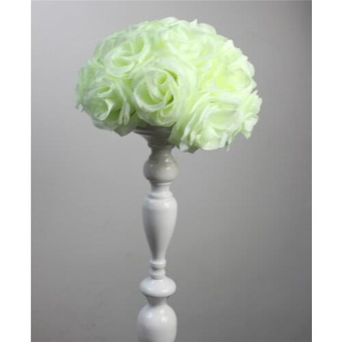 SPR 29cm*10 pcsFree shipping Gypsophila Artificial Kissing Pomander Rose Flowers Ball Bouquet Wedding Party Decoration-New ivory
