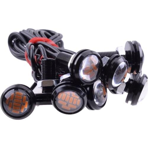 Universal 10Pcs/Set Car 12V Eagle Eye Red LED DRL Daytime Running Reversing Backup Light Tail Lamp