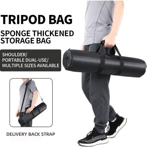 Thickened 50-125cm Light Stand Tripod Monopod Camera Case Portable Monocular Telescope Fishing Rod Box Oxford Cloth Photo Bag