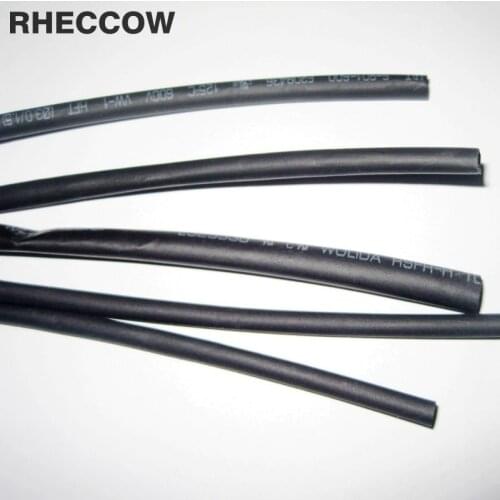 Wholesale100m Black 600V black 5mm Heat Shrinkable Tube flame retardant tube rohs