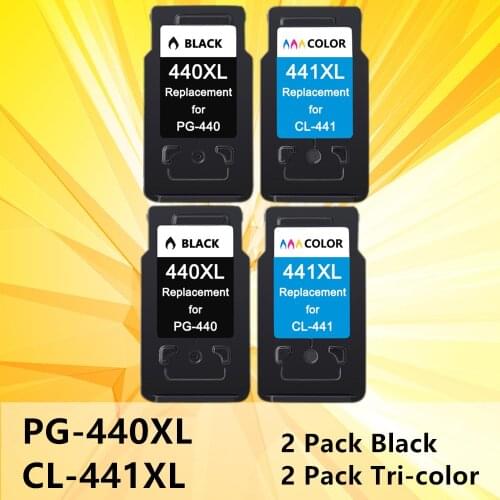 PG440 CL441 Cartridge Replacement for Canon PG 440 CL 441 440XL Ink Cartridge for Pixma MG4280 MG4240 MX438 MX518 MX378 printer