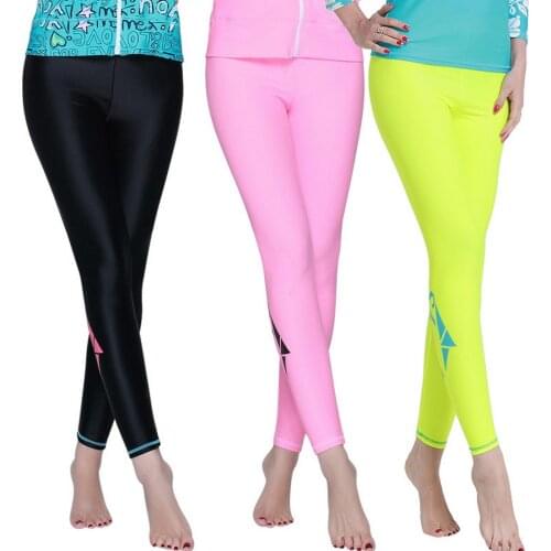 SBART Printed Swimwears Women Surfing Pants Swimsuits Rash Guards Trousers Diving Suits Wetsuits Swimming Bottoms 2018 DBO