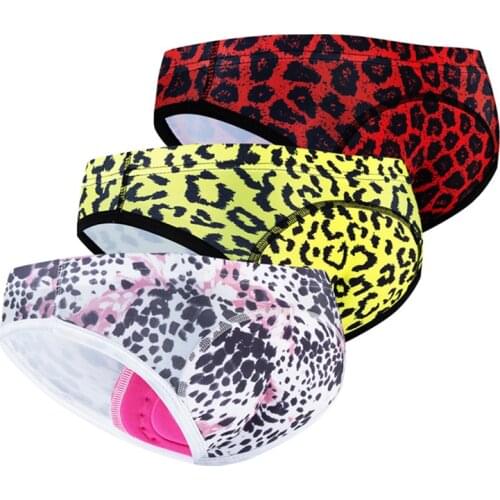 Wosawe Mountain Cross-Country Bike Ladies Shorts High Elasticity Silicone Shock Absorption Protection Fashion Shaping Briefs