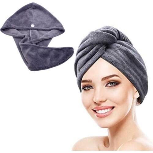 Women Bathroom Super Absorbent Quick-drying Thicker microfiber Bath Towel Hair Dry Cap Salon Towel rapid drying hair towel