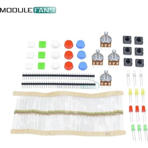 1 Set Diy Electronic Parts Pack KIT For ARDUINO Component Resistors Switch Button Diy KIT