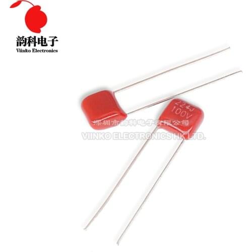 10pcs CBB Polypropylene film capacitor pitch 5mm 224J 224 220nF 100V