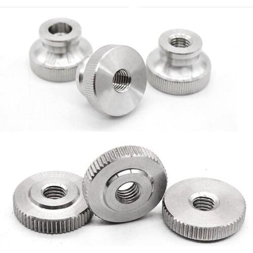 5pcs Steel Adjust Leveling Knurled Toolless Thumb Nut 3D Printer Spring Loaded Heated Bed Curtain Wall Tighten Thumbnut DIY