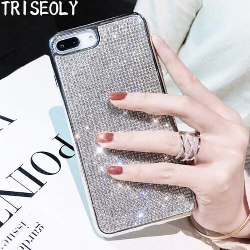 Bling Diamond Phone Case For Huawei P40 Lite P20 P30 Pro P20 Lite Silicone Cover For Huawei Nova 6 SE Nova 5 5i Pro Nova 3E 4E 3
