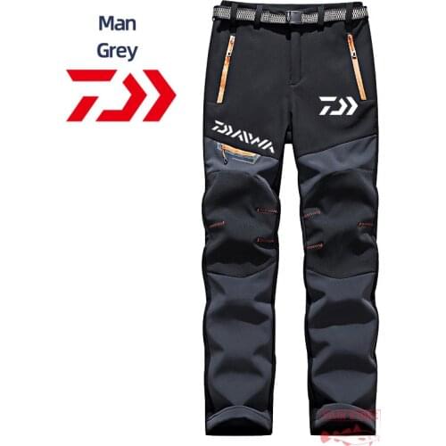 Daiwa Men&Women Outdoor Sport Quick-Drying Waterproof Breathable Sunscreen Camping Hiking Casual Stretch Pants Fishing Pants