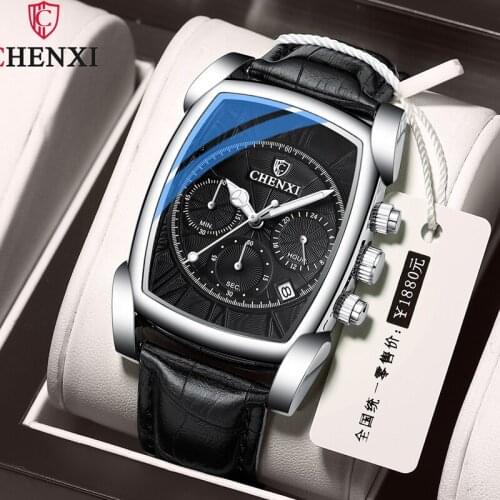Reloj Hombre 2021 Fashion Men Wrist Watch Big Dial Luminous Sport Chronograph Watch Men Waterproof Quartz Clock Zegarek Meski