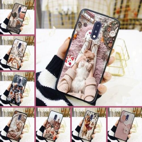 For One Plus 7 7 Pro 6 6T 5 5T 3 3T Case Silicone Girl Dog Fashion Soft Back Cover For OnePlus 7 7 Pro 6 6T 5 5T 3 3T Case