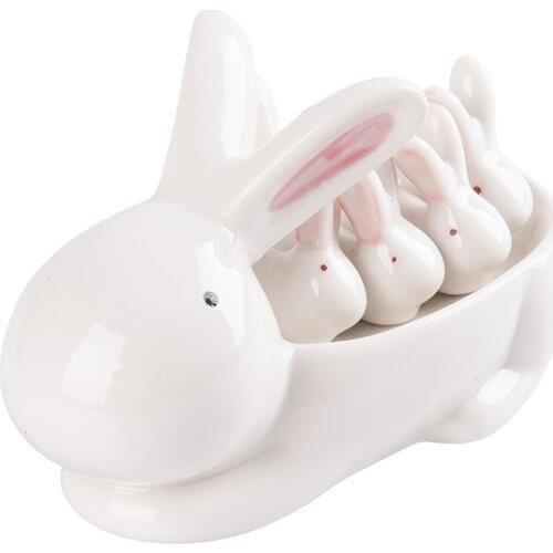 Holder Spoon Fork Stand Chopsticks Stands Set Rack Cute Funny Ceramic Tableware Cooking Utensils Kithchen Tools Dish Gift Duck