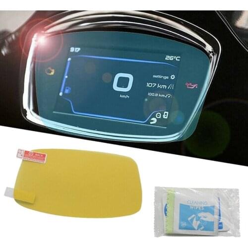 For VESPA GTS300 HPE Super Tech 2020 Motorcycle Instrument Blu-Ray Scratch Protection Film Dash Board Screen Protector