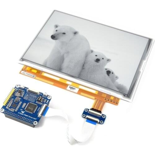 9.7inch E-Ink display HAT for Raspberry Pi Zero/Zero W/Zero WH/2B/3B/3B+ e-paper with USB/SPI/I80 interface